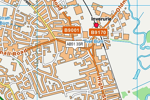 AB51 3SR map - OS VectorMap District (Ordnance Survey) AB51 3SR map - OS VectorMap District (Ordnance Survey)