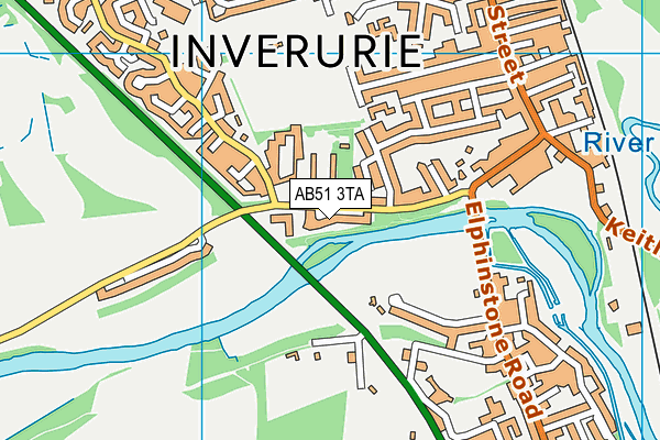AB51 3TA map - OS VectorMap District (Ordnance Survey) AB51 3TA map - OS VectorMap District (Ordnance Survey)