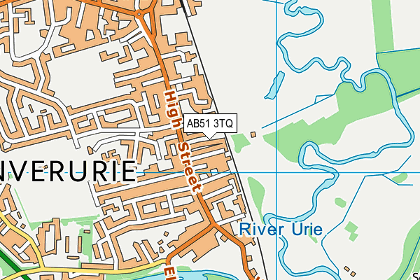 AB51 3TQ map - OS VectorMap District (Ordnance Survey) AB51 3TQ map - OS VectorMap District (Ordnance Survey)