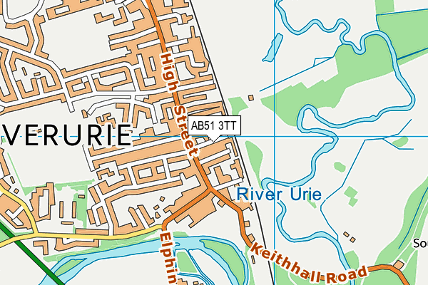 AB51 3TT map - OS VectorMap District (Ordnance Survey) AB51 3TT map - OS VectorMap District (Ordnance Survey)