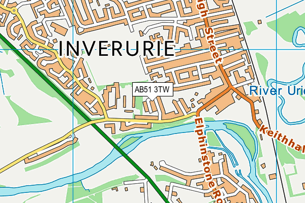 AB51 3TW map - OS VectorMap District (Ordnance Survey) AB51 3TW map - OS VectorMap District (Ordnance Survey)