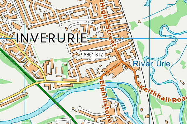 AB51 3TZ map - OS VectorMap District (Ordnance Survey) AB51 3TZ map - OS VectorMap District (Ordnance Survey)