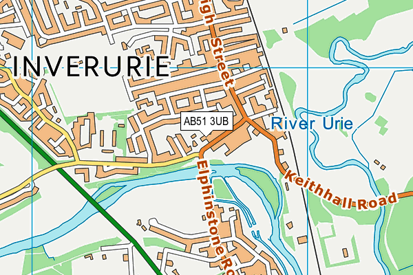 AB51 3UB map - OS VectorMap District (Ordnance Survey) AB51 3UB map - OS VectorMap District (Ordnance Survey)