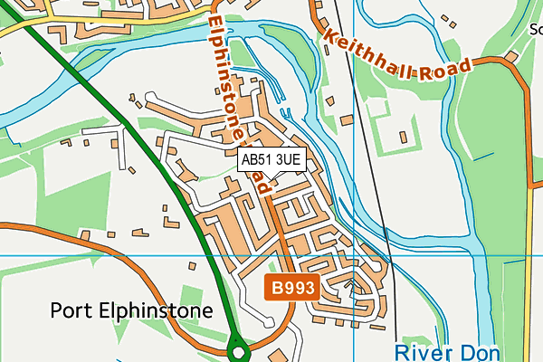 AB51 3UE map - OS VectorMap District (Ordnance Survey) AB51 3UE map - OS VectorMap District (Ordnance Survey)