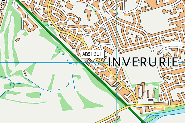 AB51 3UH map - OS VectorMap District (Ordnance Survey) AB51 3UH map - OS VectorMap District (Ordnance Survey)