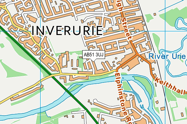 AB51 3UJ map - OS VectorMap District (Ordnance Survey) AB51 3UJ map - OS VectorMap District (Ordnance Survey)