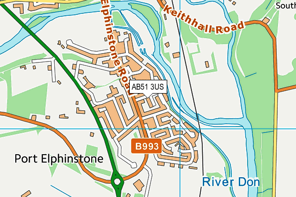 AB51 3US map - OS VectorMap District (Ordnance Survey) AB51 3US map - OS VectorMap District (Ordnance Survey)