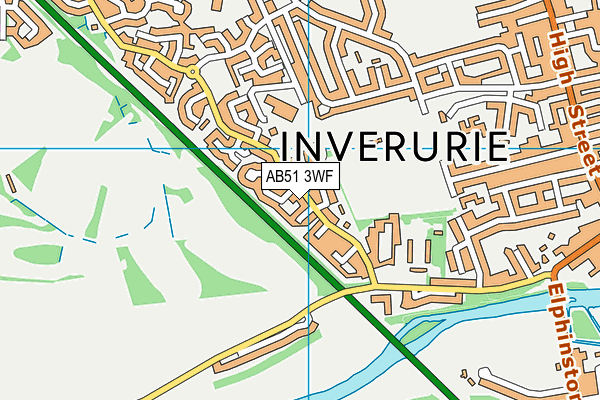 AB51 3WF map - OS VectorMap District (Ordnance Survey) AB51 3WF map - OS VectorMap District (Ordnance Survey)