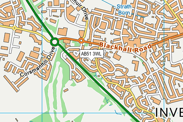 AB51 3WL map - OS VectorMap District (Ordnance Survey) AB51 3WL map - OS VectorMap District (Ordnance Survey)
