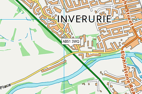 AB51 3WQ map - OS VectorMap District (Ordnance Survey) AB51 3WQ map - OS VectorMap District (Ordnance Survey)