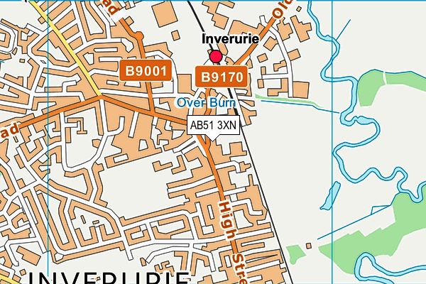 AB51 3XN map - OS VectorMap District (Ordnance Survey) AB51 3XN map - OS VectorMap District (Ordnance Survey)
