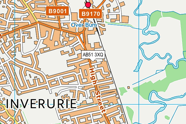 AB51 3XQ map - OS VectorMap District (Ordnance Survey) AB51 3XQ map - OS VectorMap District (Ordnance Survey)
