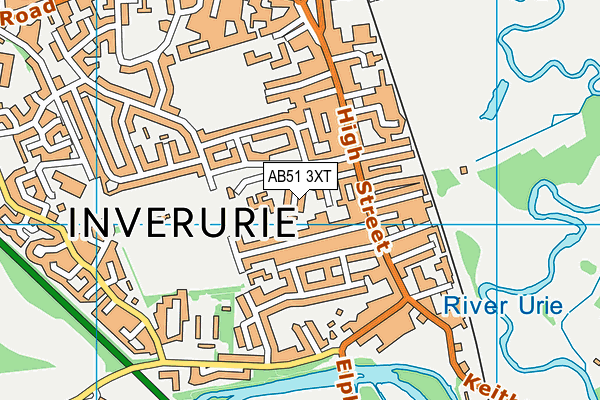 AB51 3XT map - OS VectorMap District (Ordnance Survey) AB51 3XT map - OS VectorMap District (Ordnance Survey)