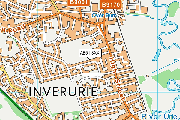 AB51 3XX map - OS VectorMap District (Ordnance Survey) AB51 3XX map - OS VectorMap District (Ordnance Survey)