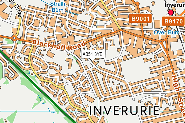 AB51 3YE map - OS VectorMap District (Ordnance Survey) AB51 3YE map - OS VectorMap District (Ordnance Survey)