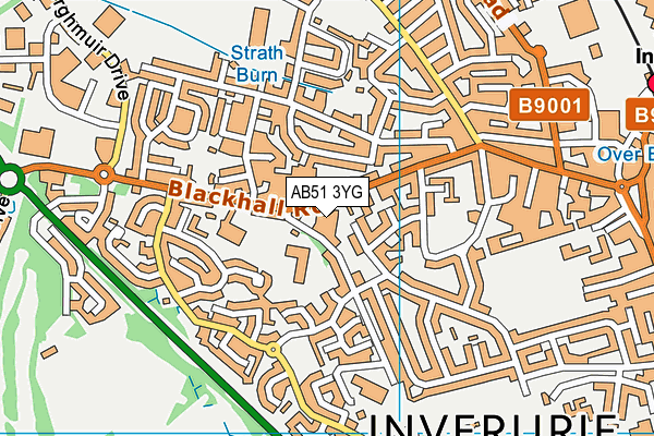 AB51 3YG map - OS VectorMap District (Ordnance Survey) AB51 3YG map - OS VectorMap District (Ordnance Survey)