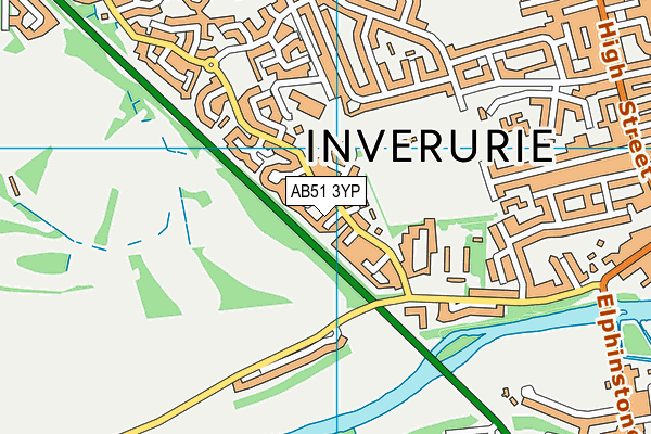 AB51 3YP map - OS VectorMap District (Ordnance Survey) AB51 3YP map - OS VectorMap District (Ordnance Survey)