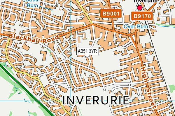 AB51 3YR map - OS VectorMap District (Ordnance Survey) AB51 3YR map - OS VectorMap District (Ordnance Survey)