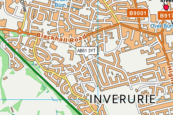 AB51 3YT map - OS VectorMap District (Ordnance Survey) AB51 3YT map - OS VectorMap District (Ordnance Survey)