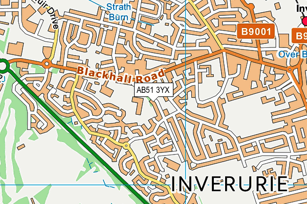 AB51 3YX map - OS VectorMap District (Ordnance Survey) AB51 3YX map - OS VectorMap District (Ordnance Survey)