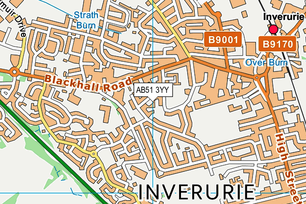 AB51 3YY map - OS VectorMap District (Ordnance Survey) AB51 3YY map - OS VectorMap District (Ordnance Survey)