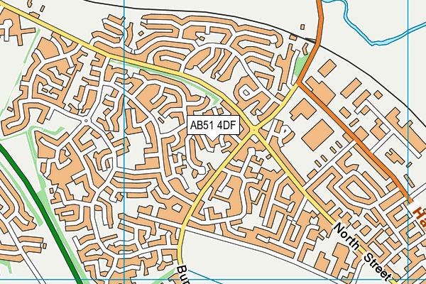 AB51 4DF map - OS VectorMap District (Ordnance Survey) AB51 4DF map - OS VectorMap District (Ordnance Survey)