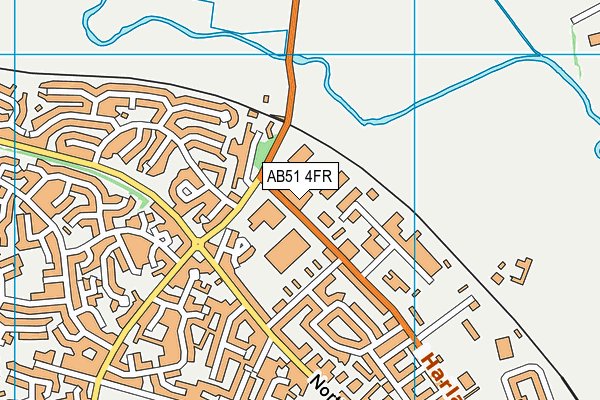 AB51 4FR map - OS VectorMap District (Ordnance Survey) AB51 4FR map - OS VectorMap District (Ordnance Survey)