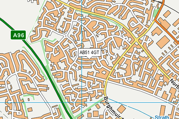 AB51 4GT map - OS VectorMap District (Ordnance Survey) AB51 4GT map - OS VectorMap District (Ordnance Survey)