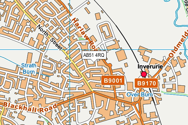 AB51 4RQ map - OS VectorMap District (Ordnance Survey) AB51 4RQ map - OS VectorMap District (Ordnance Survey)