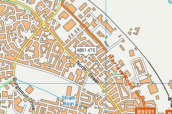 AB51 4TS map - OS VectorMap District (Ordnance Survey) AB51 4TS map - OS VectorMap District (Ordnance Survey)