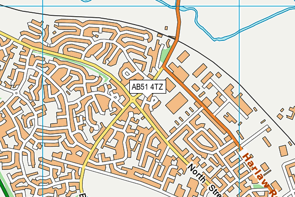 AB51 4TZ map - OS VectorMap District (Ordnance Survey) AB51 4TZ map - OS VectorMap District (Ordnance Survey)