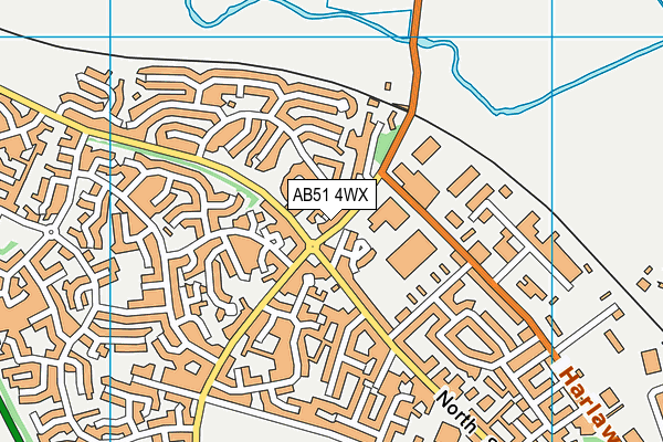 AB51 4WX map - OS VectorMap District (Ordnance Survey) AB51 4WX map - OS VectorMap District (Ordnance Survey)