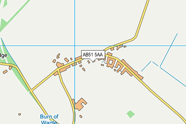 AB51 5AA map - OS VectorMap District (Ordnance Survey) AB51 5AA map - OS VectorMap District (Ordnance Survey)