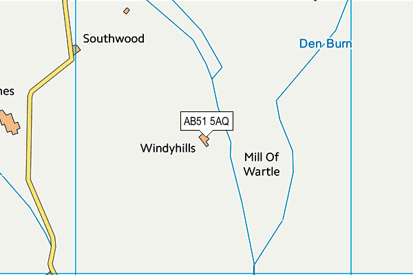 AB51 5AQ map - OS VectorMap District (Ordnance Survey) AB51 5AQ map - OS VectorMap District (Ordnance Survey)