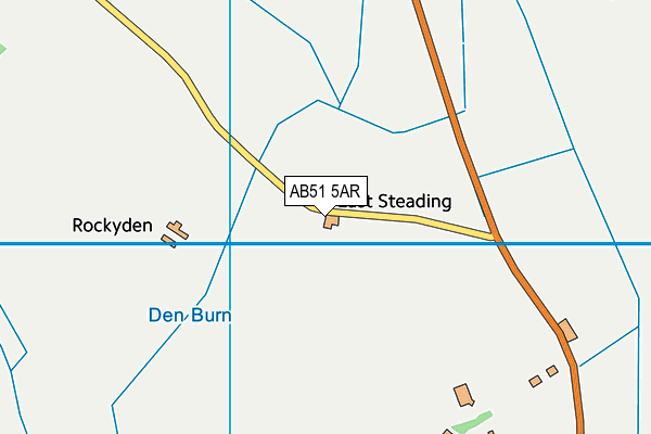 AB51 5AR map - OS VectorMap District (Ordnance Survey) AB51 5AR map - OS VectorMap District (Ordnance Survey)