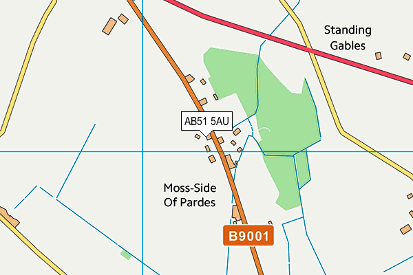 AB51 5AU map - OS VectorMap District (Ordnance Survey) AB51 5AU map - OS VectorMap District (Ordnance Survey)