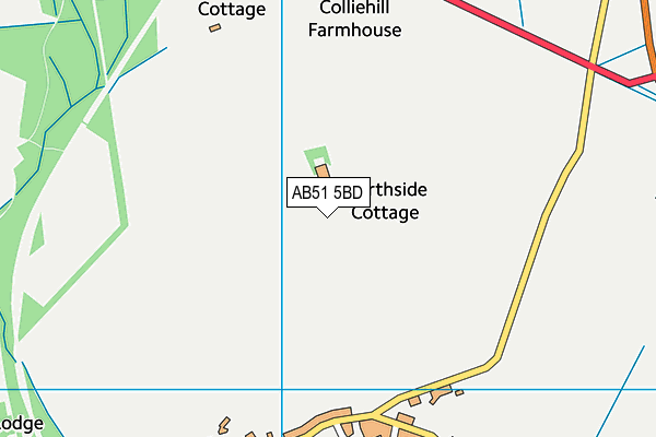 AB51 5BD map - OS VectorMap District (Ordnance Survey) AB51 5BD map - OS VectorMap District (Ordnance Survey)