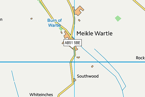 AB51 5BE map - OS VectorMap District (Ordnance Survey) AB51 5BE map - OS VectorMap District (Ordnance Survey)