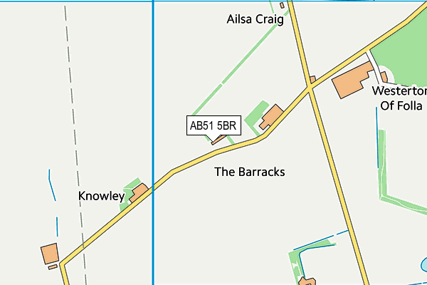 AB51 5BR map - OS VectorMap District (Ordnance Survey) AB51 5BR map - OS VectorMap District (Ordnance Survey)