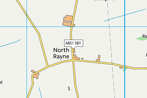 AB51 5BY map - OS VectorMap District (Ordnance Survey) AB51 5BY map - OS VectorMap District (Ordnance Survey)