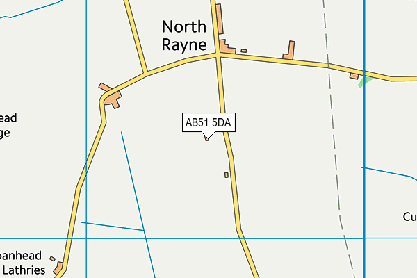AB51 5DA map - OS VectorMap District (Ordnance Survey) AB51 5DA map - OS VectorMap District (Ordnance Survey)