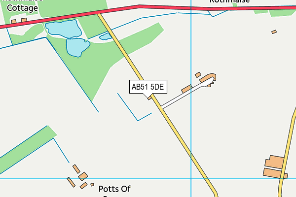 AB51 5DE map - OS VectorMap District (Ordnance Survey) AB51 5DE map - OS VectorMap District (Ordnance Survey)
