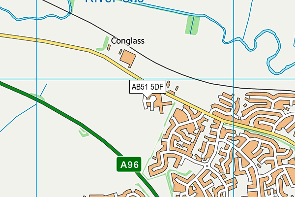 AB51 5DF map - OS VectorMap District (Ordnance Survey) AB51 5DF map - OS VectorMap District (Ordnance Survey)