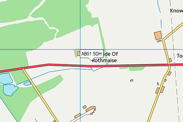 AB51 5DH map - OS VectorMap District (Ordnance Survey) AB51 5DH map - OS VectorMap District (Ordnance Survey)