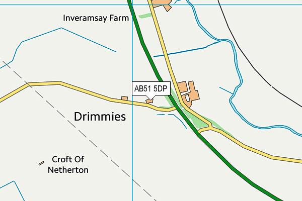 AB51 5DP map - OS VectorMap District (Ordnance Survey) AB51 5DP map - OS VectorMap District (Ordnance Survey)