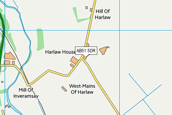 AB51 5DR map - OS VectorMap District (Ordnance Survey) AB51 5DR map - OS VectorMap District (Ordnance Survey)