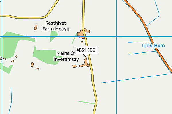 AB51 5DS map - OS VectorMap District (Ordnance Survey) AB51 5DS map - OS VectorMap District (Ordnance Survey)