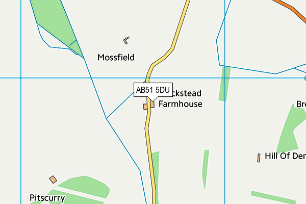 AB51 5DU map - OS VectorMap District (Ordnance Survey) AB51 5DU map - OS VectorMap District (Ordnance Survey)