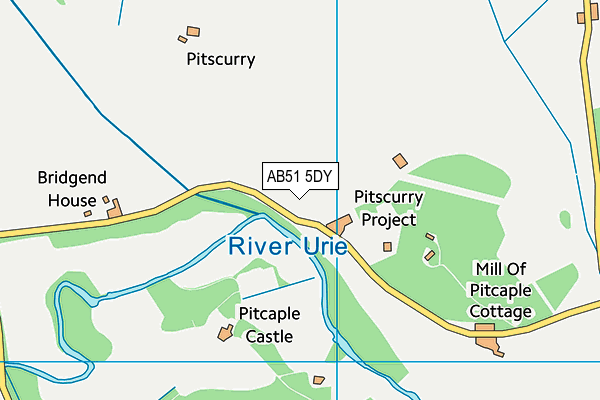 AB51 5DY map - OS VectorMap District (Ordnance Survey) AB51 5DY map - OS VectorMap District (Ordnance Survey)