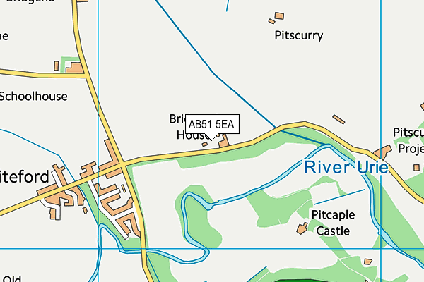 AB51 5EA map - OS VectorMap District (Ordnance Survey) AB51 5EA map - OS VectorMap District (Ordnance Survey)